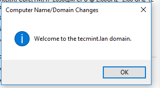 Domain Joined to Samba4 AD Confirmation