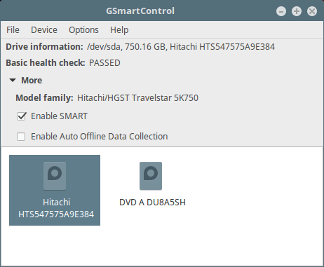 GSmart Control - Linux Disk Scanning Tool