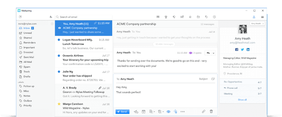 Mailspring - Linux Email Client