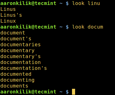 Spell Checking in Linux