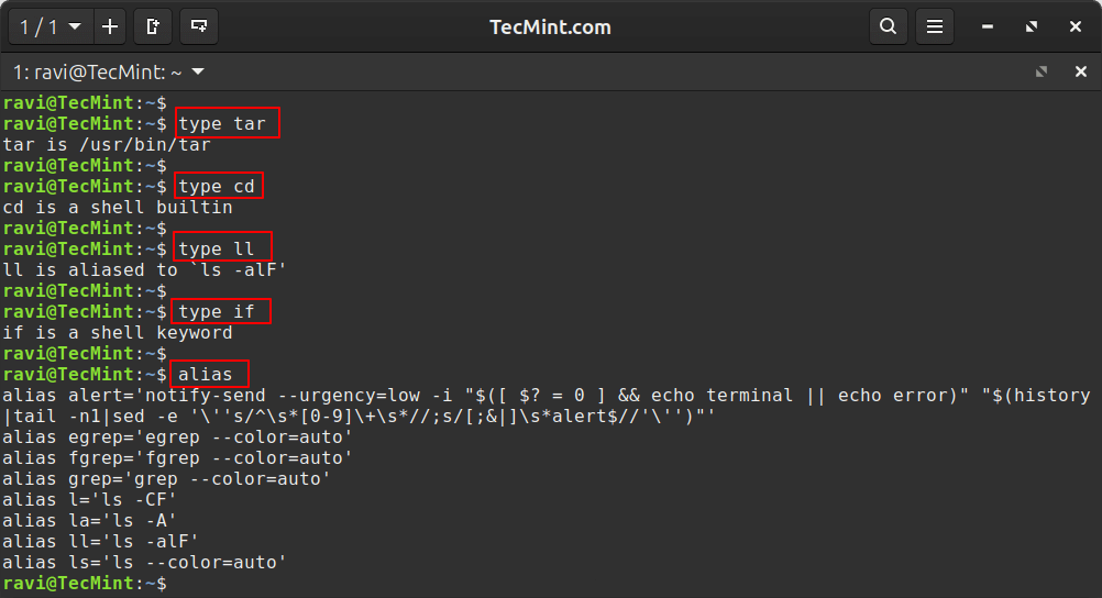 Find Out If a Command Is Built-in or External