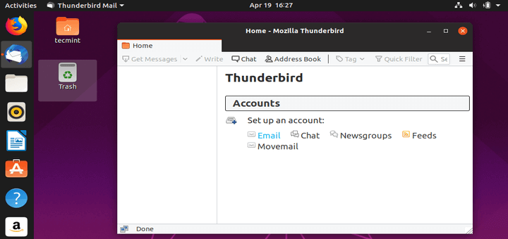 update thunderbird mail