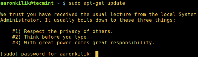 Lecture Sudo Users