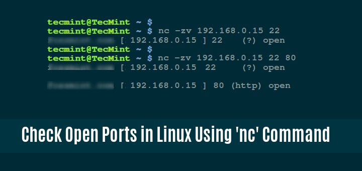 Check Open Ports in Linux