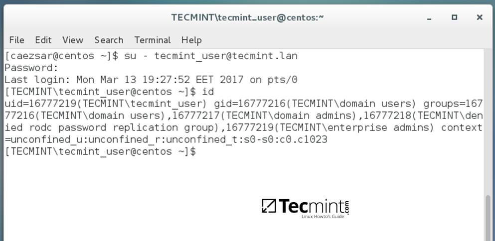 Authenticate Domain User Email