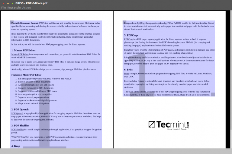 6 Best PDF Page Cropping Tools For Linux