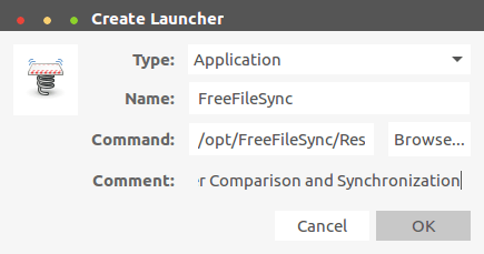 Create Desktop Launcher