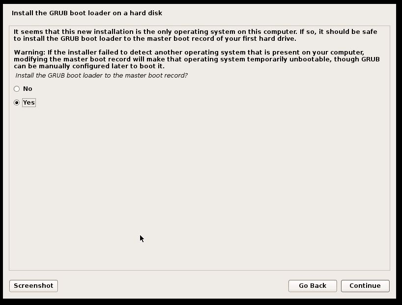 Devuan Linux Grub Install