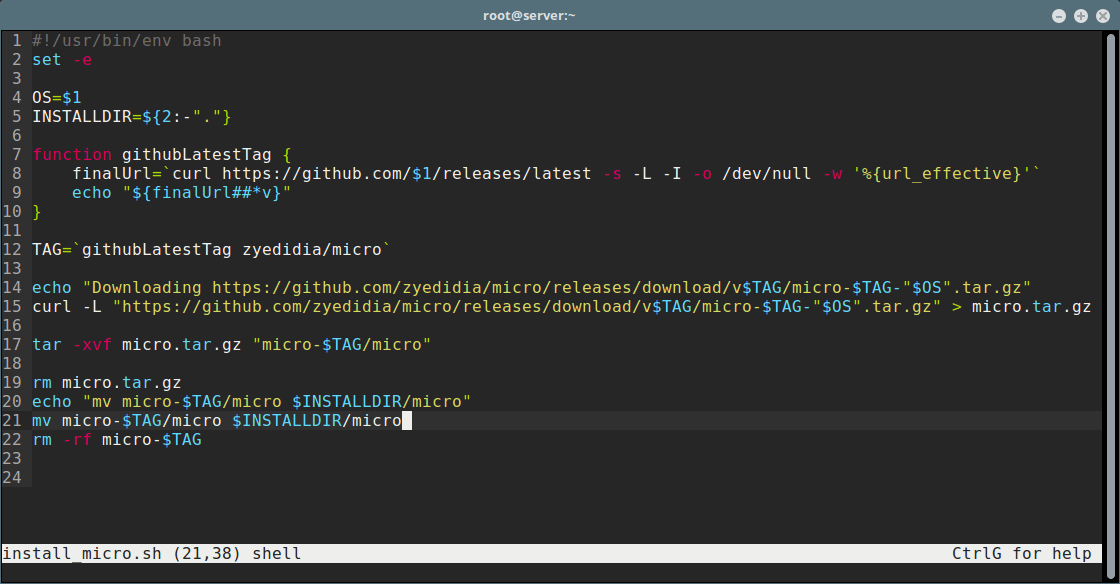 Micro Syntax Highlighting