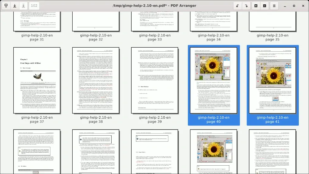 PDF Arranger - Merge or Split PDF Documents