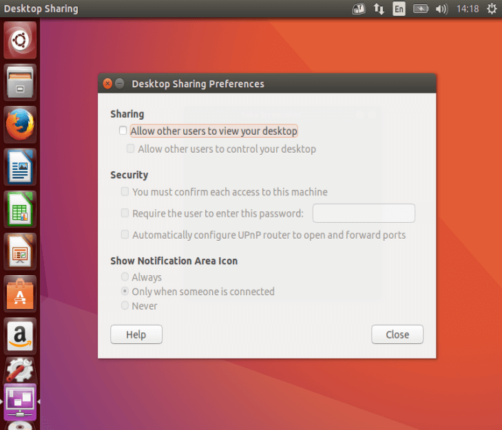 online screen sharing ubuntu