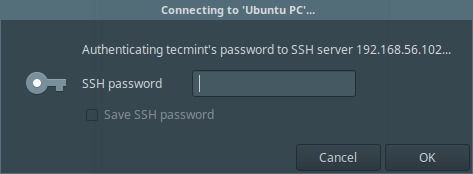 Enter SSH Password