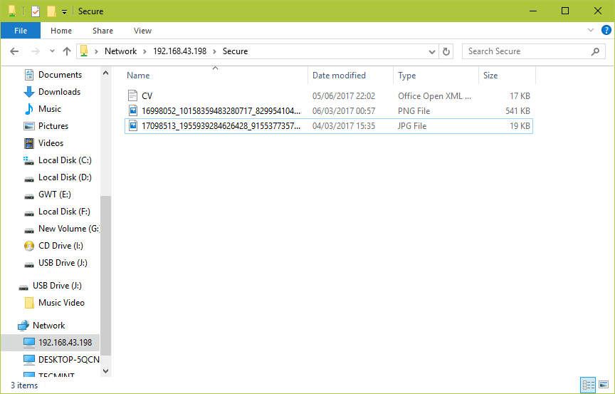 Add Files on Samba Share