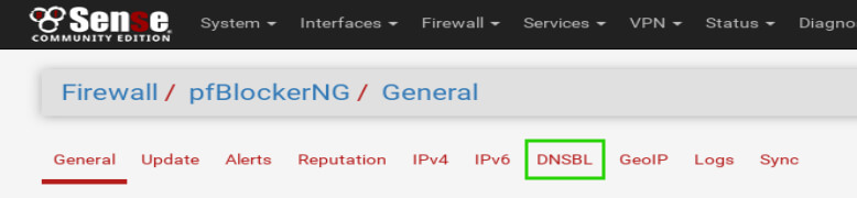 Setup DNS Lists