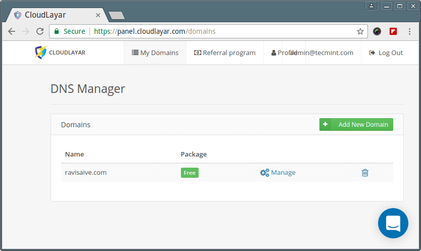 Website DNS Manager