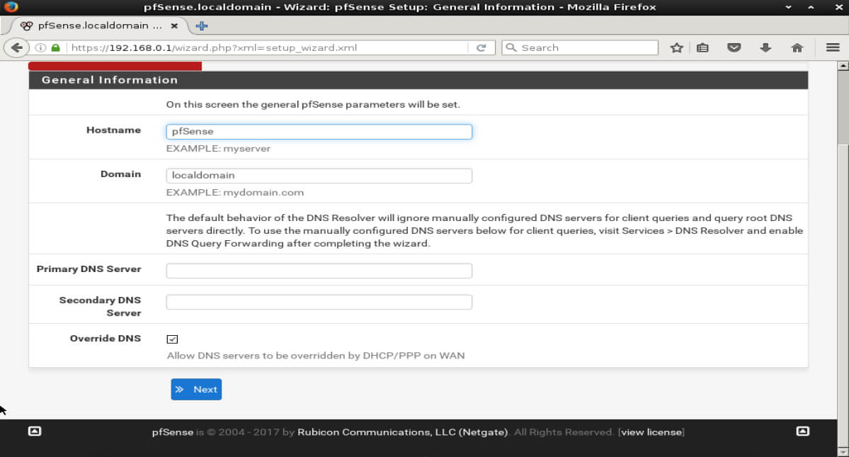 pfSense General Information