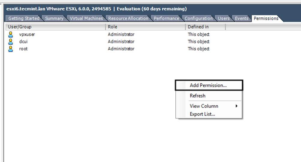 Assign Permissions for Domain Accounts