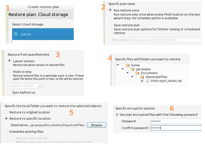 how to tell if a cloudberry backup is encrypted