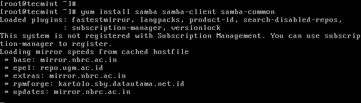 Install Samba4 on CentOS 7