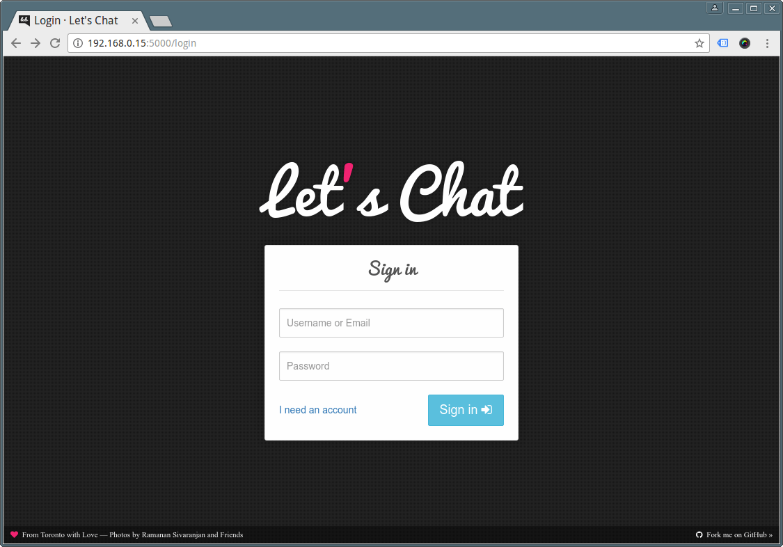 Lets Chat Login