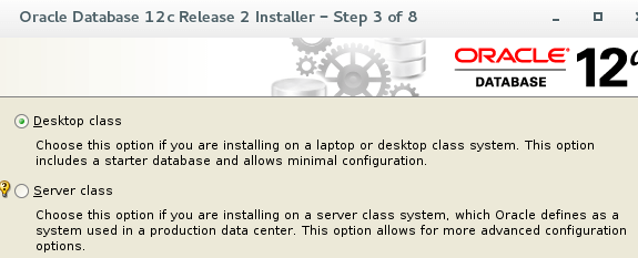 Oracle Desktop Class Installation