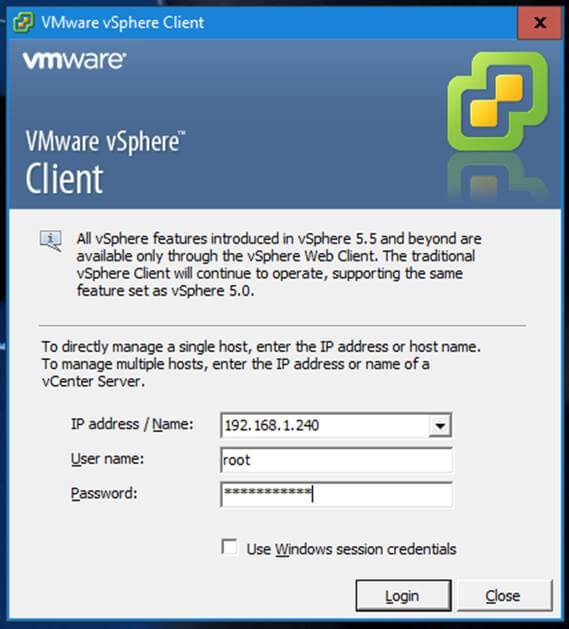 VMware vSphere Client