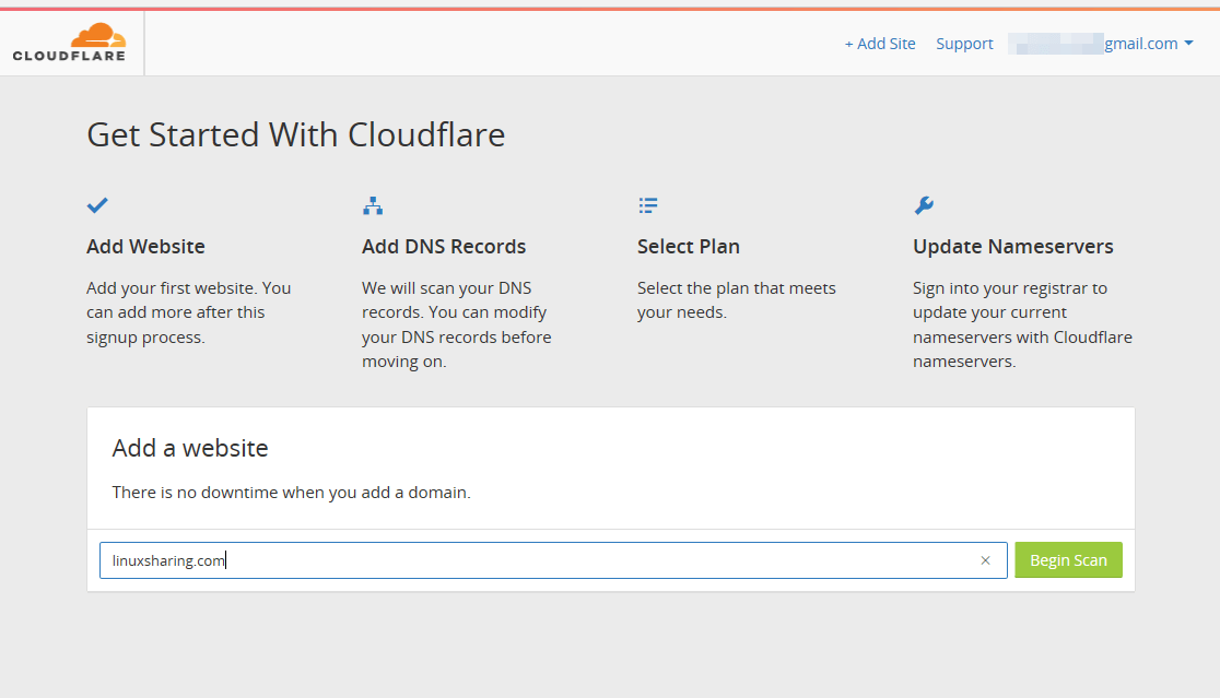 Add WordPress to CloudFlare CDN