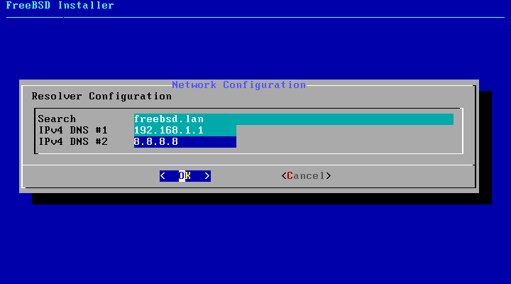 FreeBSD DNS Configuration