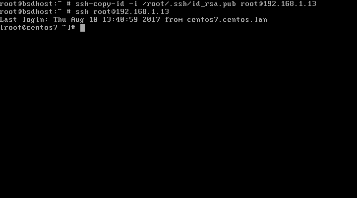  Inicio de sesión sin contraseña SSH de FreeBSD 