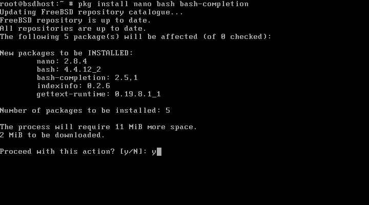 Install Editors and Bash on FreeBSD