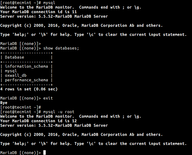 Run Mysql- Commands Without Root Password