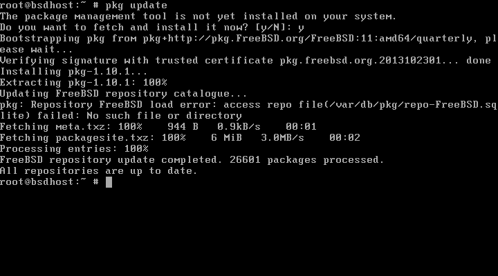 Actualizar paquetes FreeBSD 