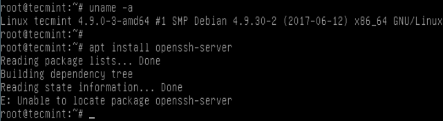 Package Installation Error on Debian 9