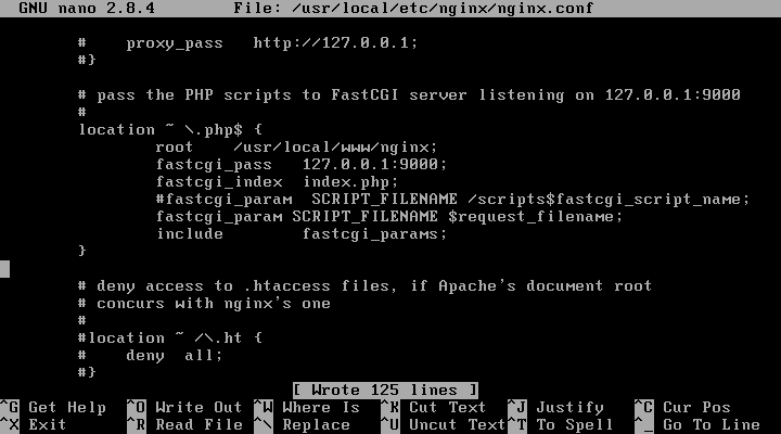  Configurar FastCGI para Nginx en FreeBSD 