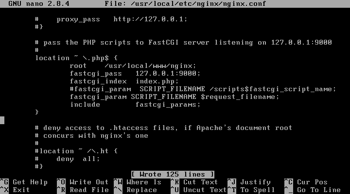 Configure FastCGI for Nginx on FreeBSD