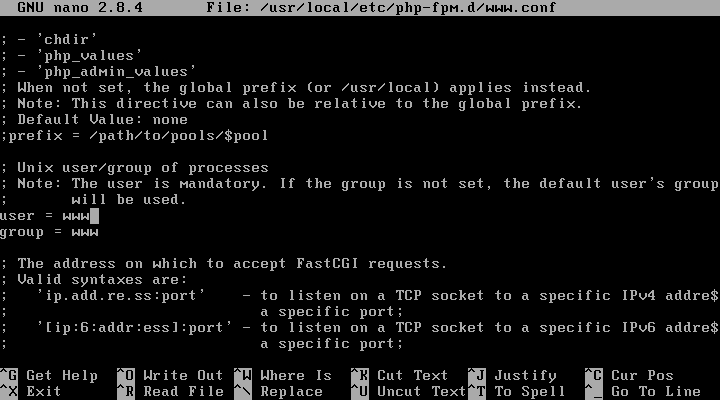 Configure PHP-FPM on FreeBSD