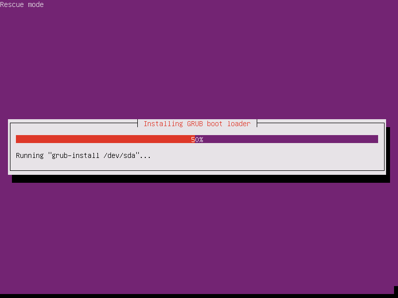 Installing Ubuntu Grub Boot Loader