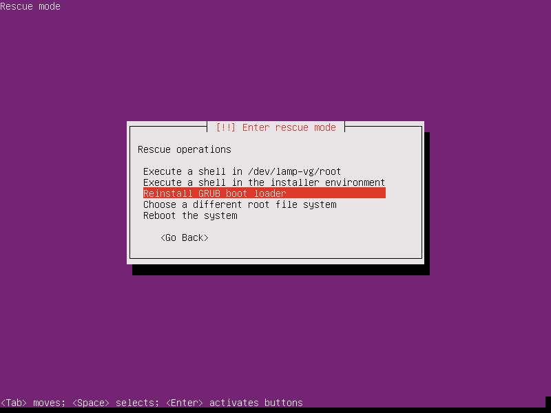 Reinstall Ubuntu Grub Loader