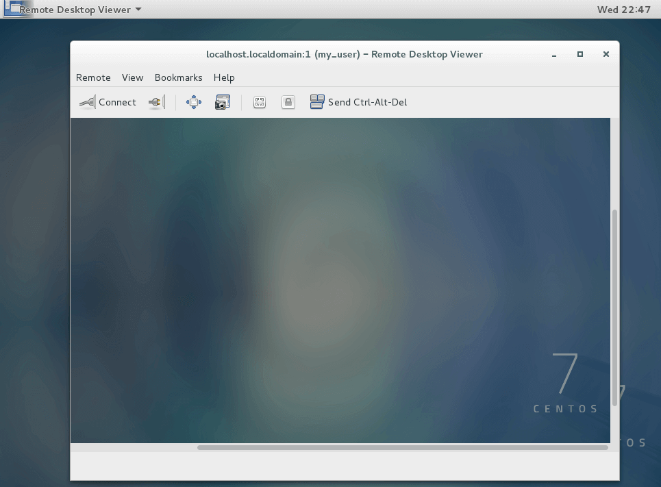 Remote VNC CentOS Desktop