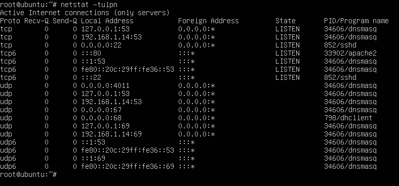 Verify Open Ports