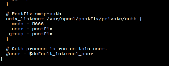 Configure Postfix SMTP Auth