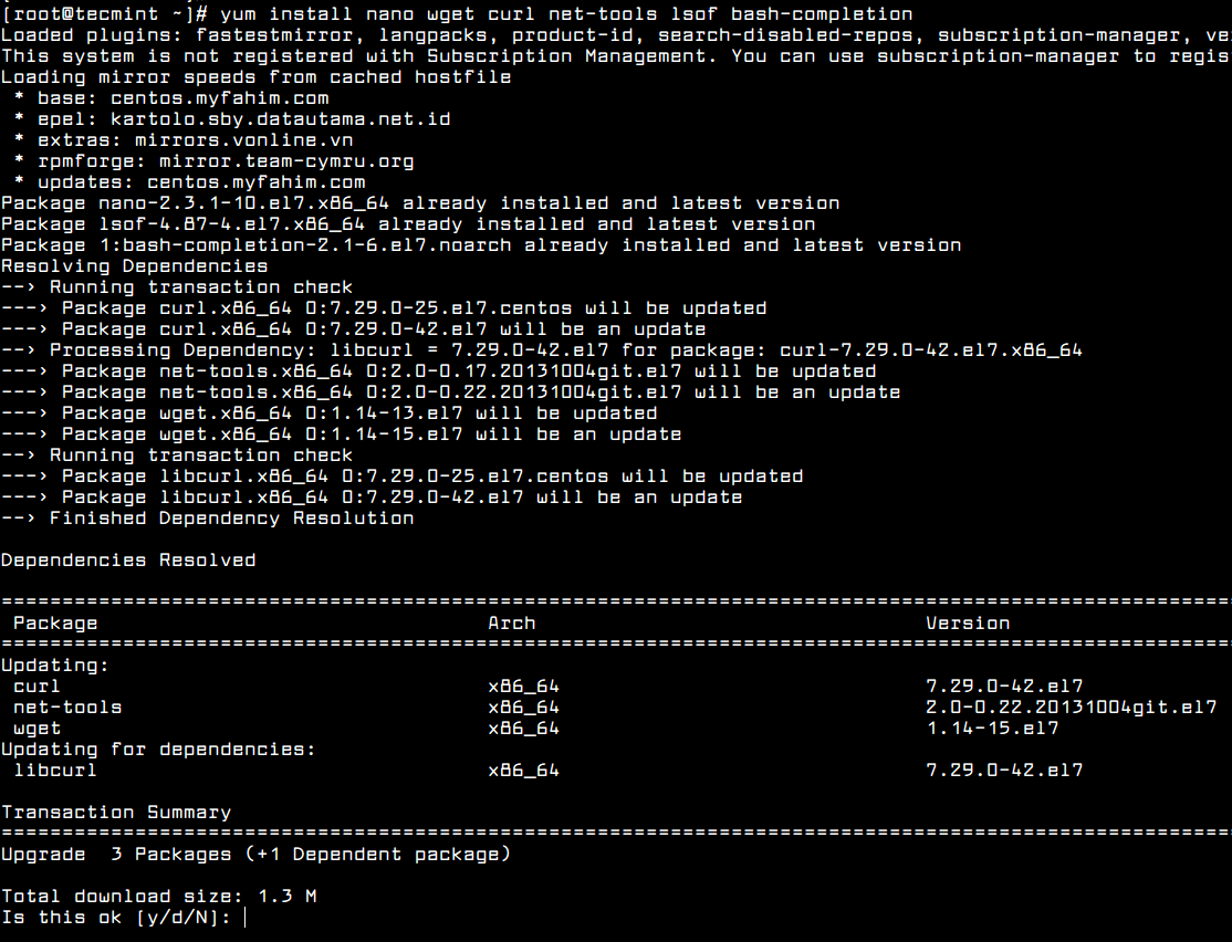 Install System Utilities