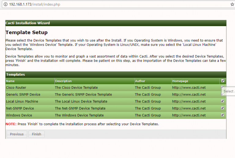 How to Install Cacti with Cacti-Spine in Debian and Ubuntu