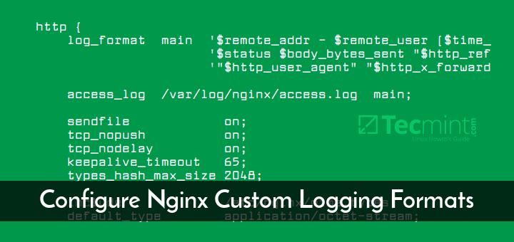 Configure Nginx Custom Logging Formats