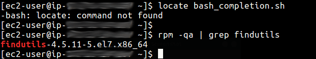 Locate Command Not Found