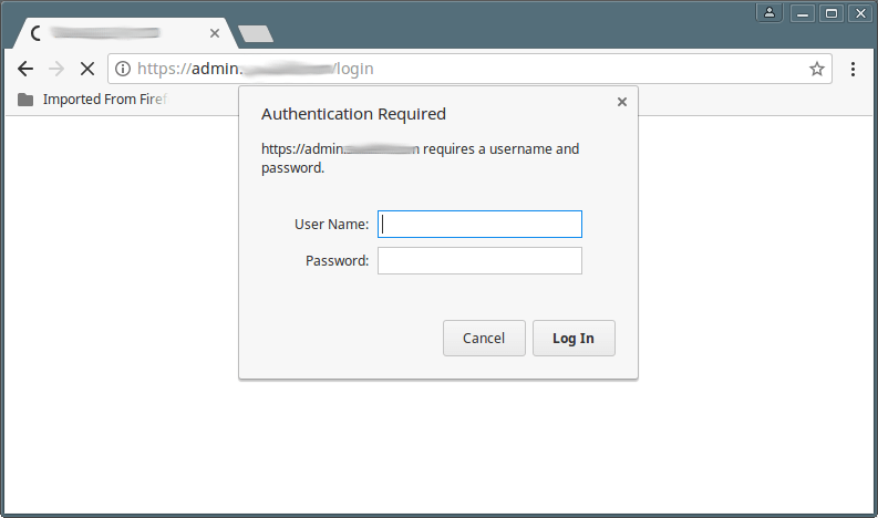 Nginx Basic Authentication