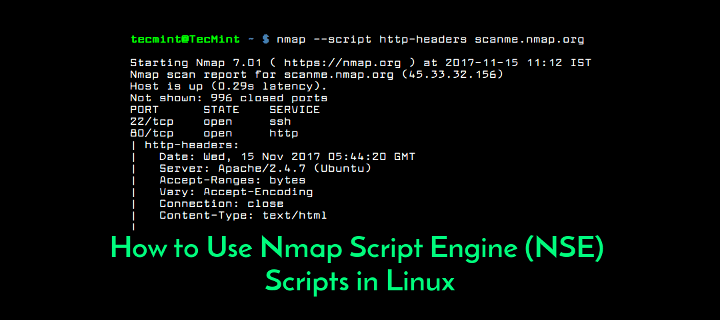 Nmap Script Engine NSE Usage