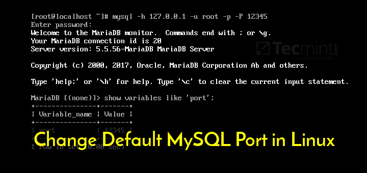 Mariadb port