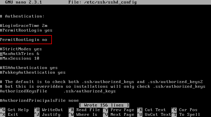 ssh root-toegang geweigerd ubuntu