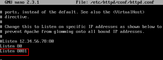 Change Apache Port on CentOS and RHEL